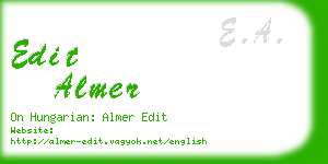 edit almer business card